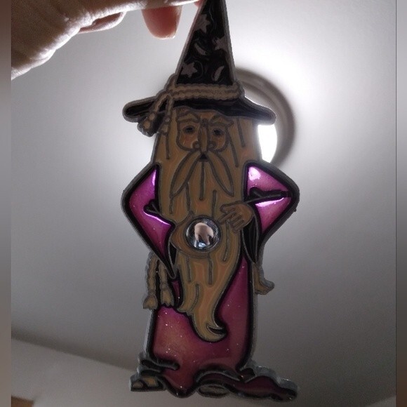 Vintage Wizard Sun Catcher metal - Picture 1 of 4